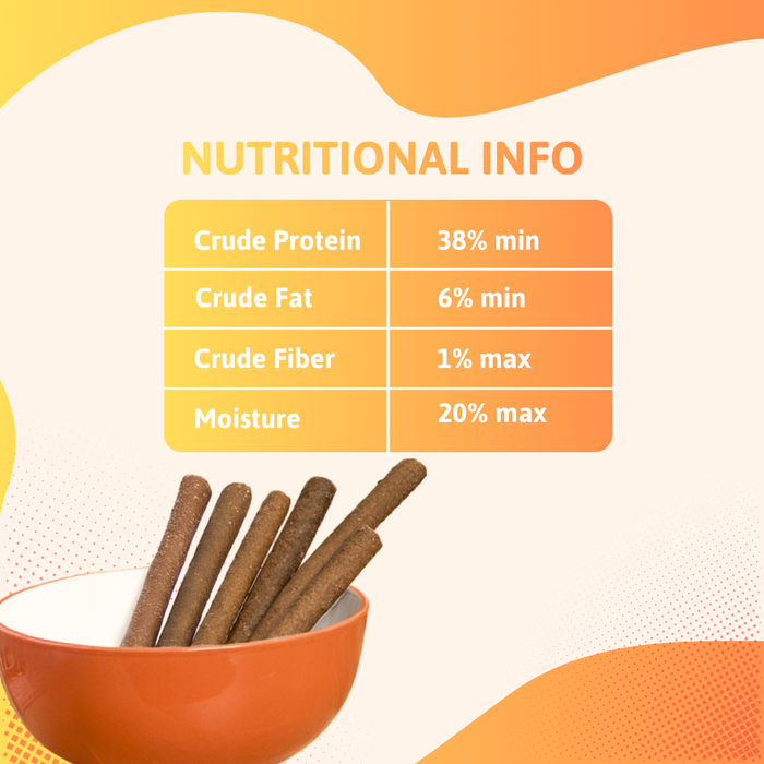 BearHugs Soft & Chewy Sticks Chicken & Pumpkin Treat for Dogs - 70gm