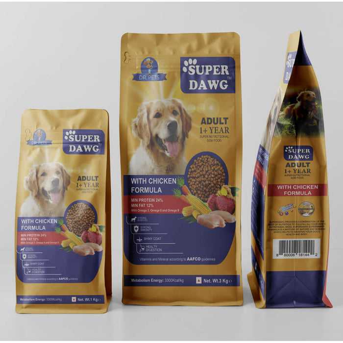 Dr. Pets Super Dawg with Chicken Adult 1+ Year Dog Dry Food