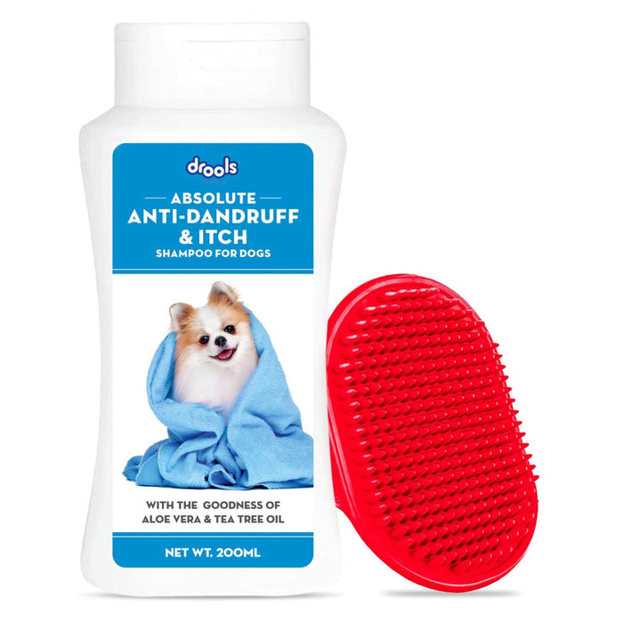 Drools Absolute Anti-dandruff & Itch Shampoo for Dogs - 200ml