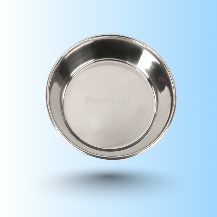BearHugs Anti Skid Stainless Steel Dog/Cat Bowl