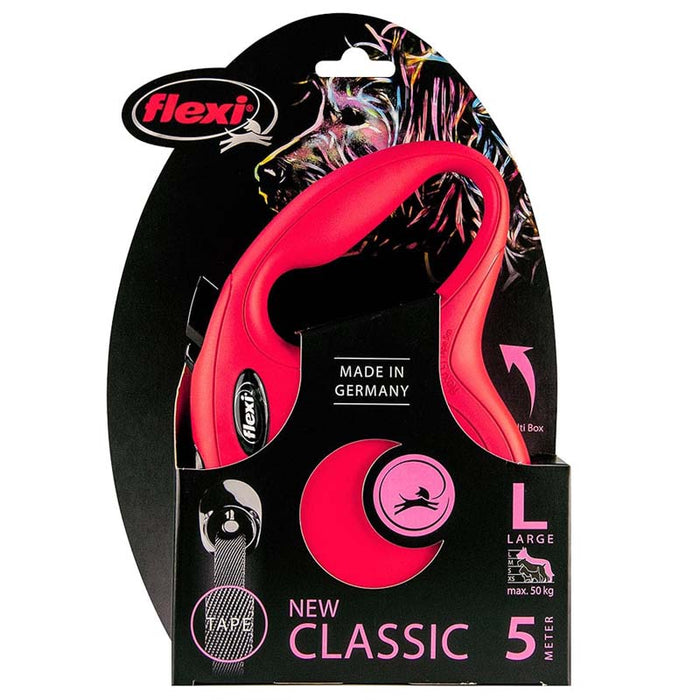 Flexi 5m/16 ft. Large Classic Retractable Leash Tape upto 50 kg