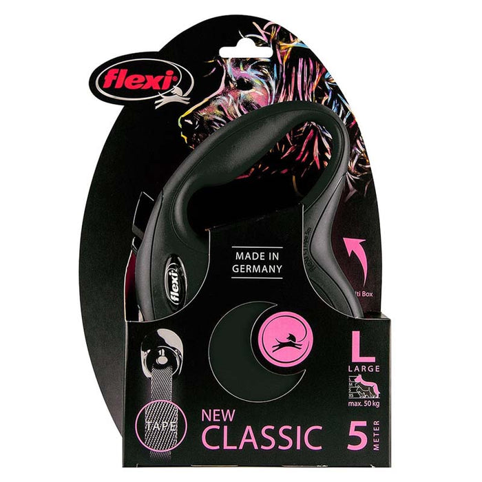 Flexi 5m/16 ft. Large Classic Retractable Leash Tape upto 50 kg