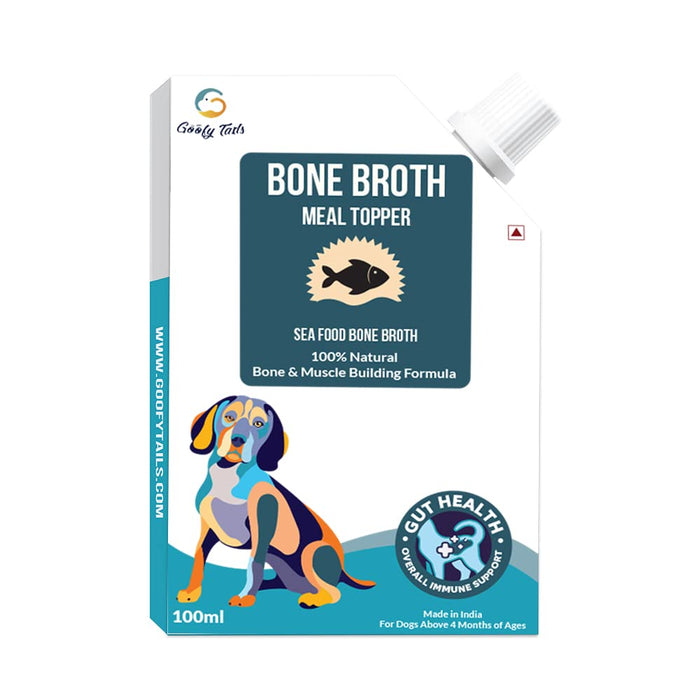 Goofy Tails Wet Sea Food Bone Broth For Dogs - 100 ml/Pack