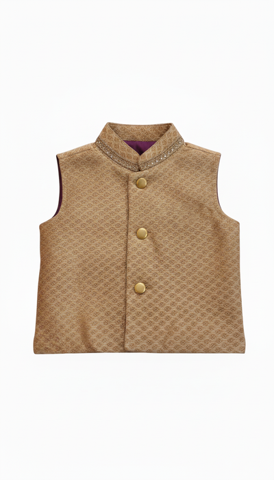 Bearhugs Designer Golden Sherwani For Dog