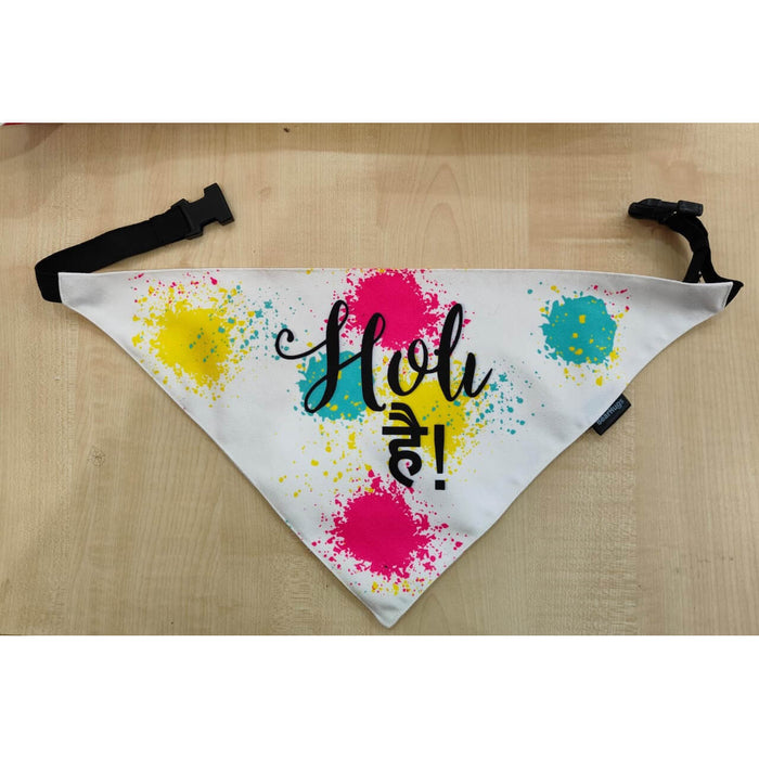 BearHugs Exclusive Holi Bandana for Dogs