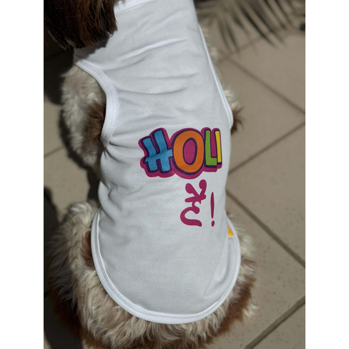 BearHugs Presents Happy Holi Tee for Dogs