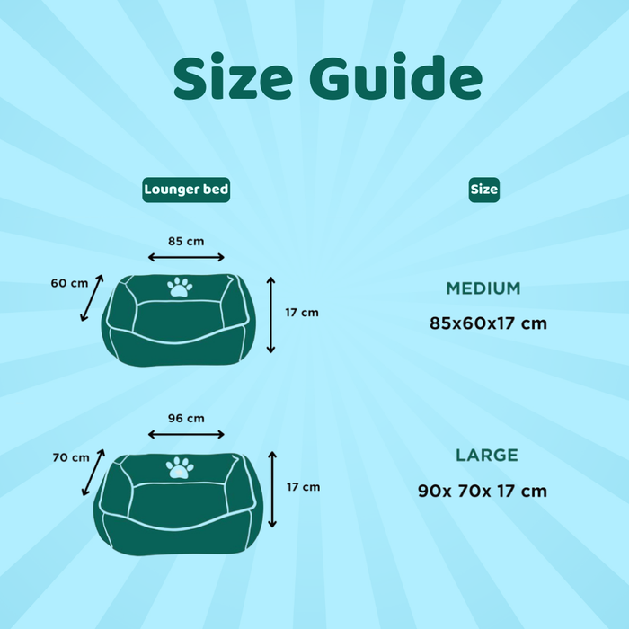 BearHugs Lounger Bed for Dog