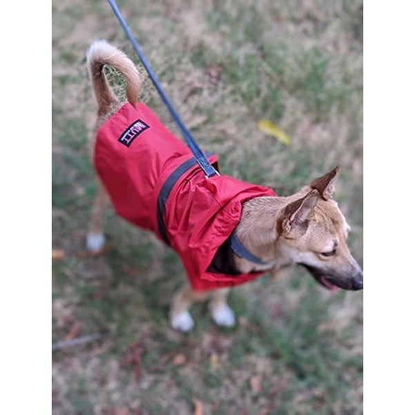 Mutt of Course Raincoat - Red