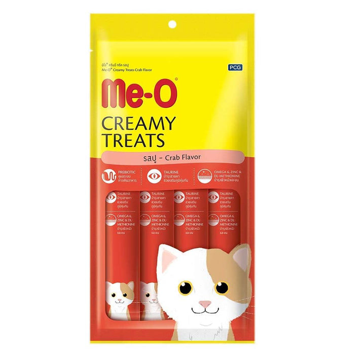 Me-O Creamy Crab Kitten Cat Treat - Pack of 60g x 12
