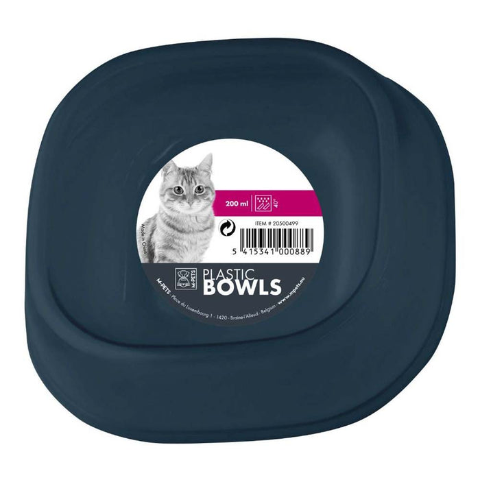 M Pet Cat Plastic Single Bowl - 200ml
