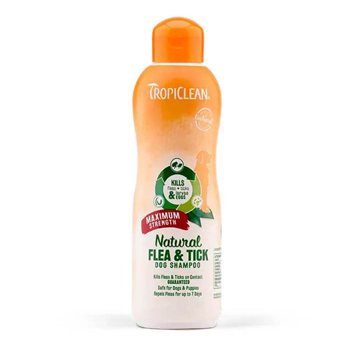 Tropiclean Natural Flea & Tick Shampoo Maximum Strength