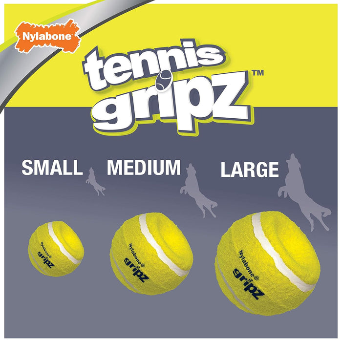 Nylabone Power Play Tennis Ball Dog Toy - Medium