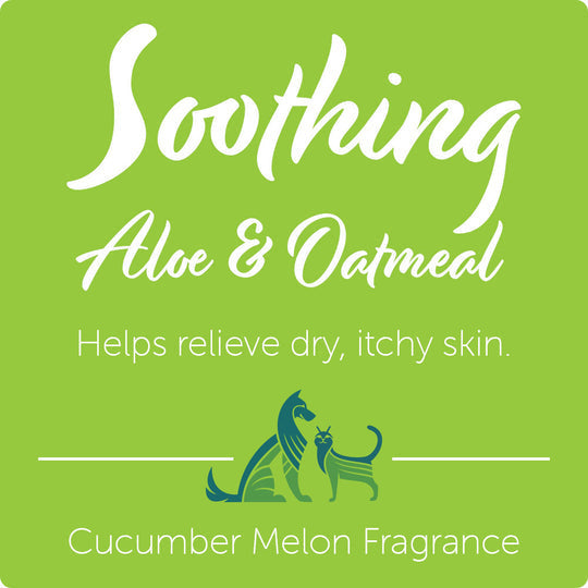 Nootie Soothing Aloe & Oatmeal Cucumber Melon Pet Shampoo - 473ML