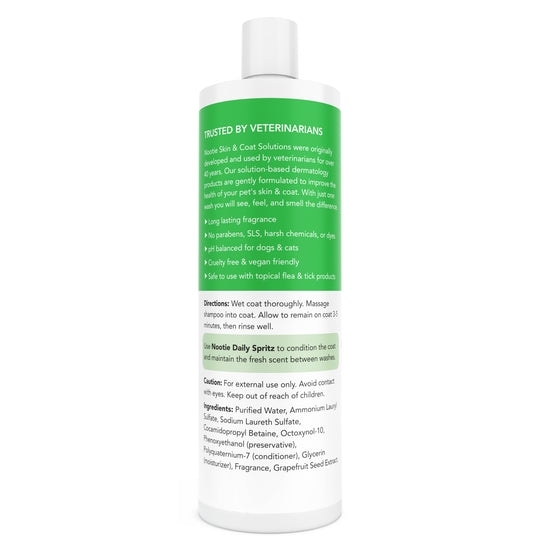 Nootie Hypoallergenic Grapefruit Seed Extract Coconut Lime Verbena Pet Shampoo - 473ML