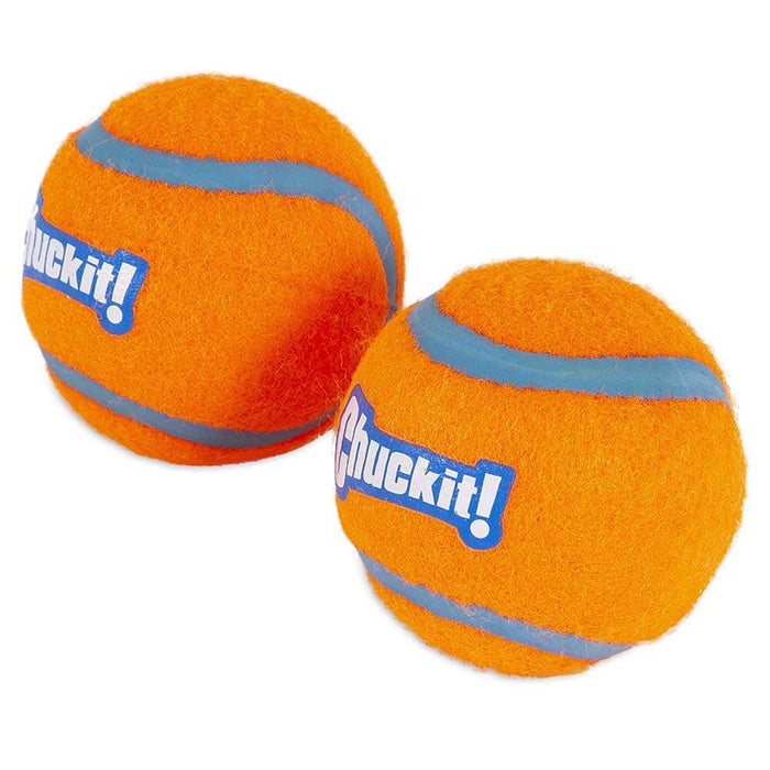 Chuckit! Tennis Ball 2-pk Dog Chew Toy - Orange