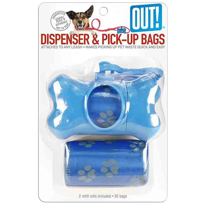 OUT! Bone Dispenser & Waste Pick-Up Bags