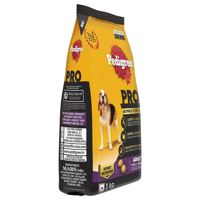 Pedigree Pro Adult Small Breed Dog Food Dry