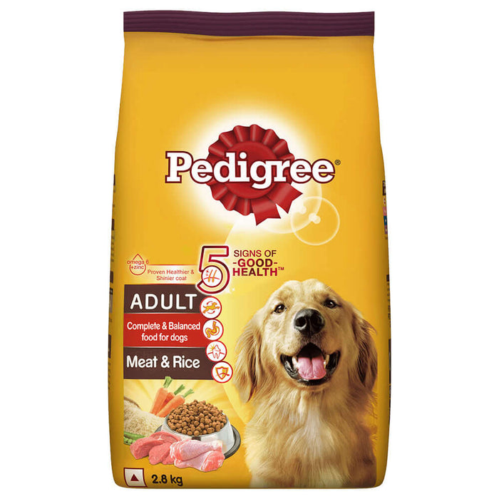 Pedigree Adult Dog Meat & Rice Dry Food