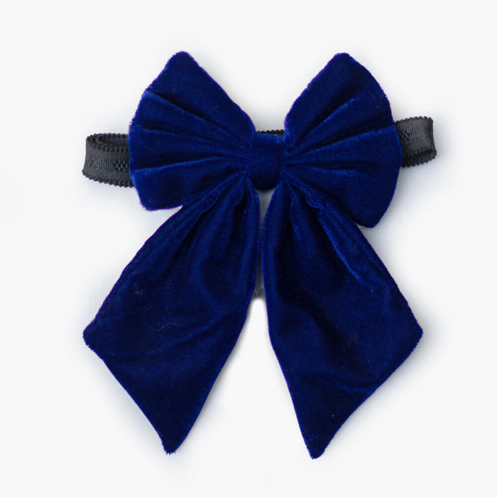 Pawgy Pets Pigtail Bow Tie For Dog - Blue