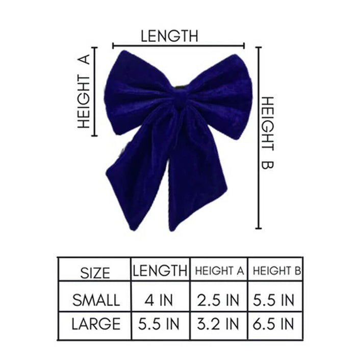 Pawgy Pets Pigtail Bow Tie For Dog - Blue