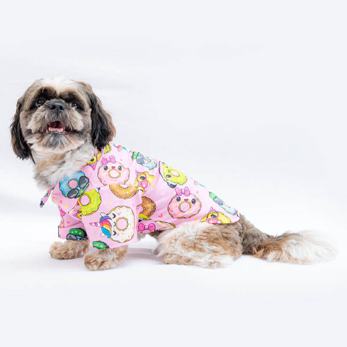 Pawgy Pets Donut Prints Casual Shirts
