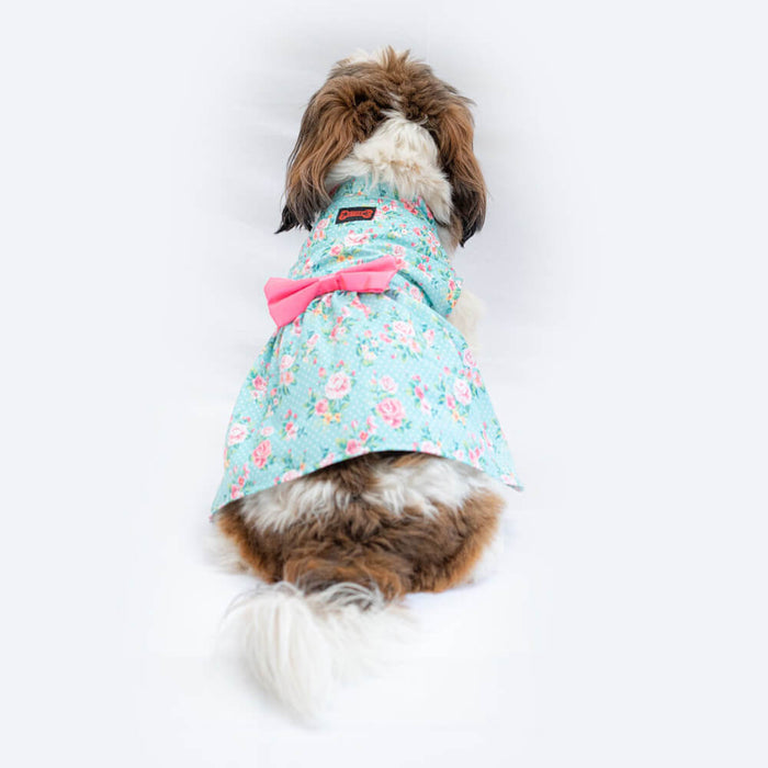 Pawgy Pets Floral Print Casual Dress For Dog