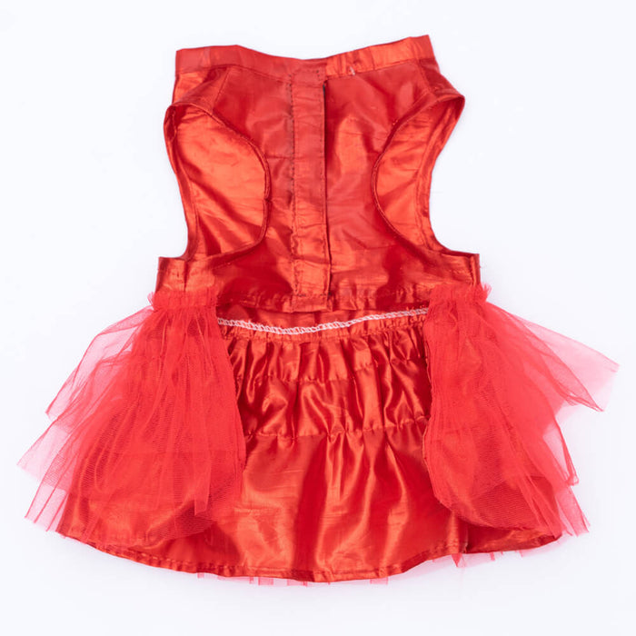 Pawgy Pets Tutu Formal Dress For Dog - Red