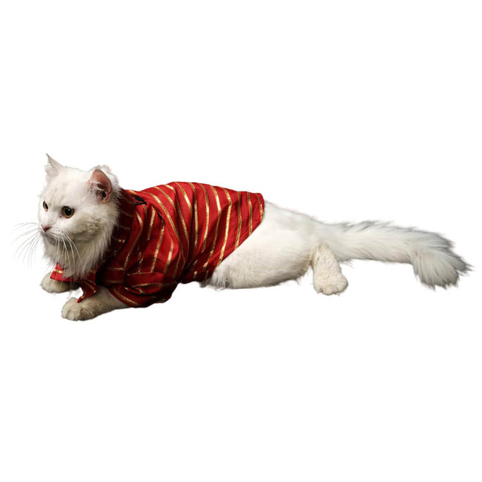 Pawgy Pets Occasion Wear Shirt For Dog, Cat - Red Gota