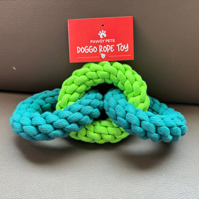 Pawgy Pets Ring Triplet Rope Toy For Dog