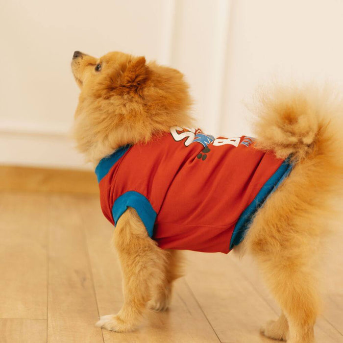 Pet Set Go Sunta Toh Mein Baap Ki Nahi Dog Sleeveless T-shirt