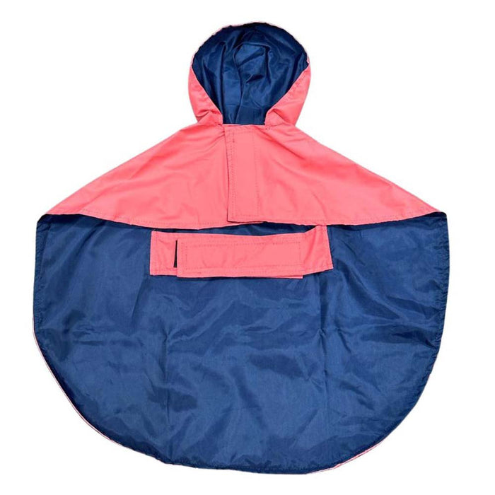 Pet Set Go Cape Style Dog Raincoat - Red