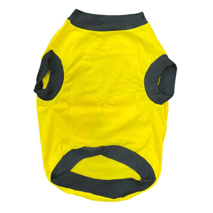 Pet Set Go Spongebob Dog T-shirt Sleeveless - Yellow