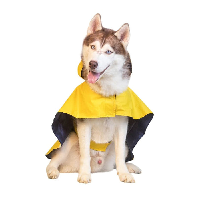 Pet Set Go Cape Style Dog Raincoat - Yellow