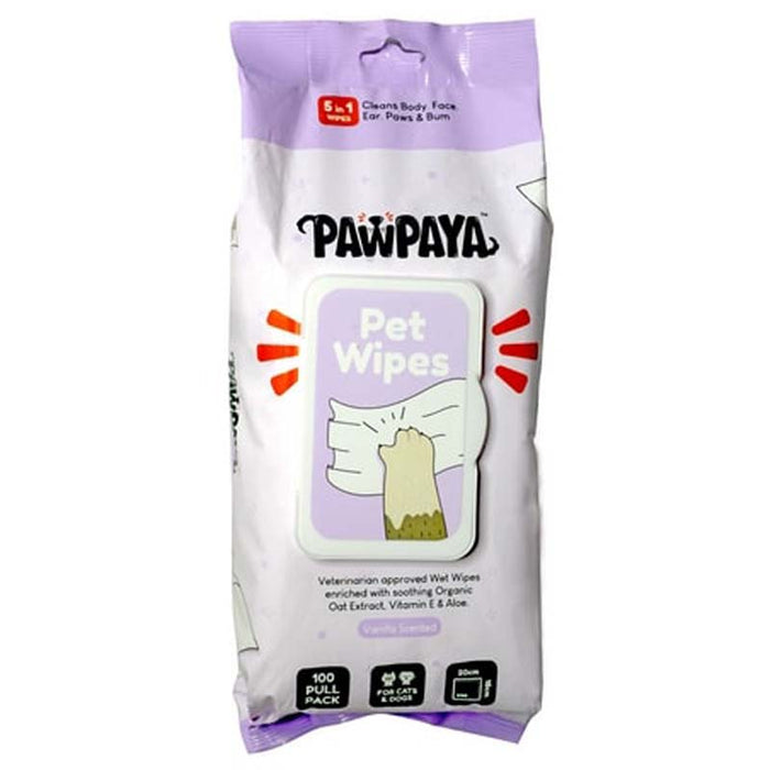 Pawpaya 20 X 18cm Pet Wipes