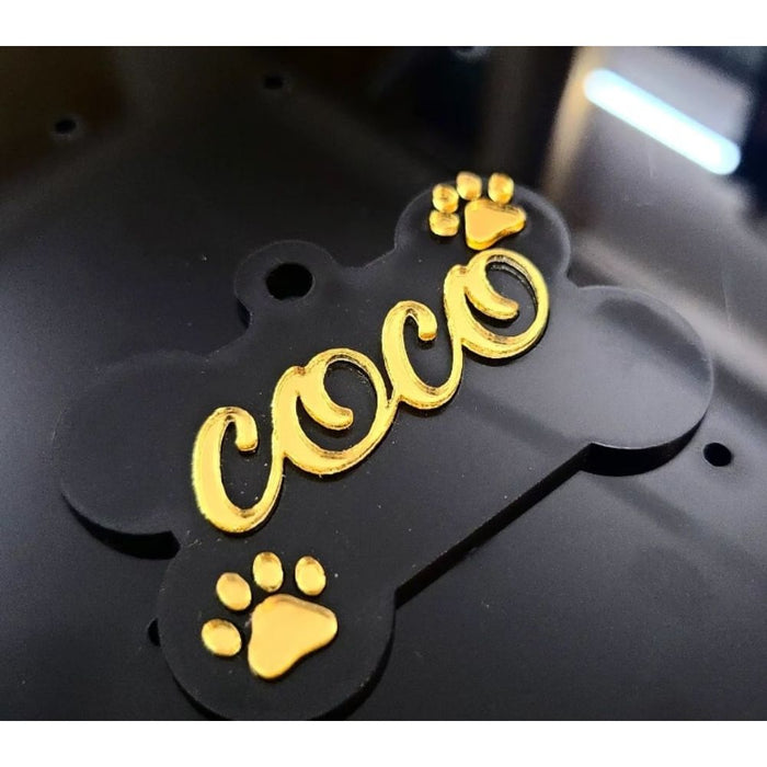 Personalised Acrylic Pendants Name Tags for Dog & Cat