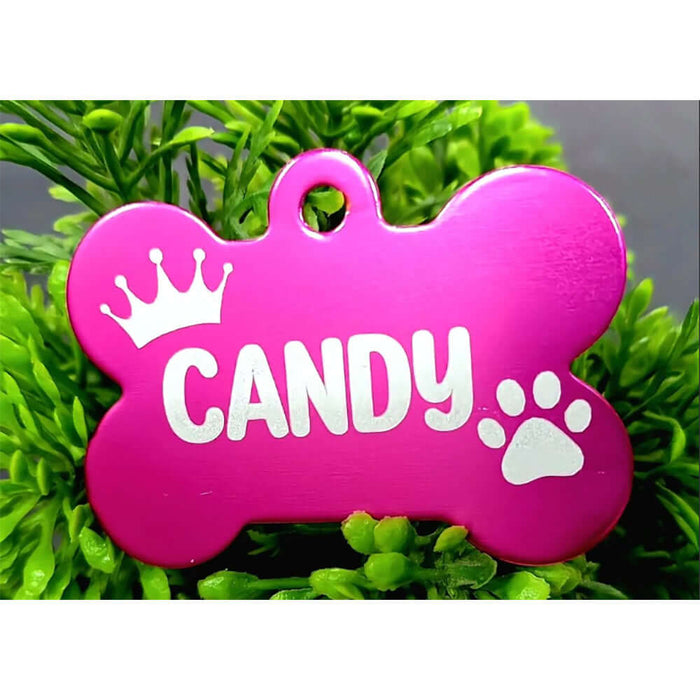 Aluminum Personalised Name Tags for Dog & Cat