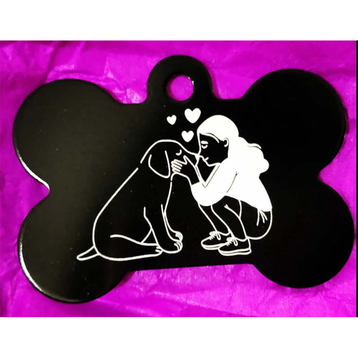 Aluminum Personalised Name Tags for Dog & Cat