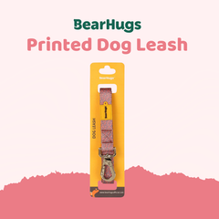 BearHugs 1.5 Meter Printed Dog Leash - Mini Hearts