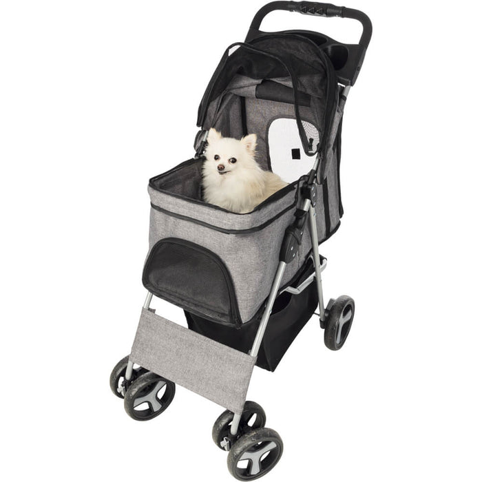 Trixie 4.6 kg  Buggy for Dogs/Cats - Black