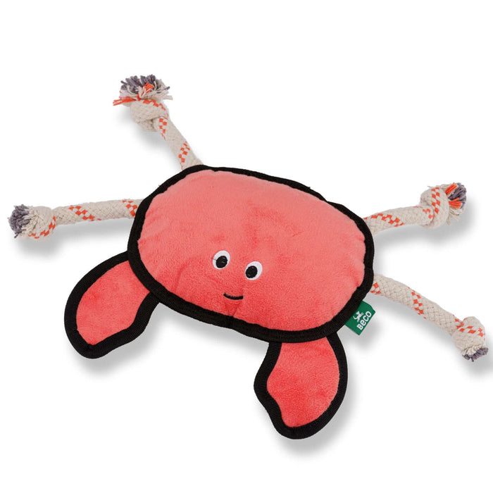 Beco Dual Material Crab Toy for Dogs
