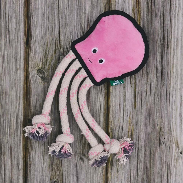 Beco Dual Material Octopus Toy for Dogs