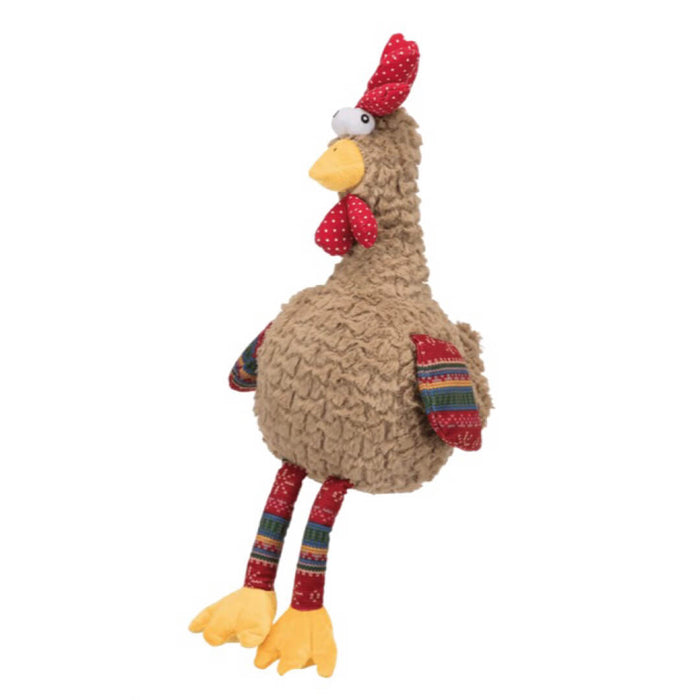 Trixie 60 cm Rooster Animal Sound Plush Dog Toy