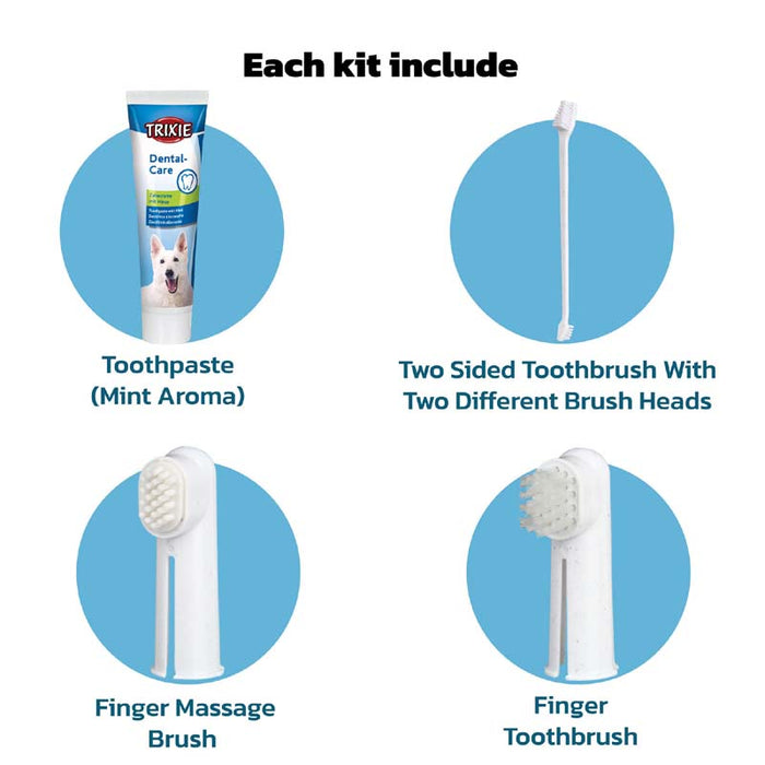 Trixie Dental Hygiene Kit For Dog