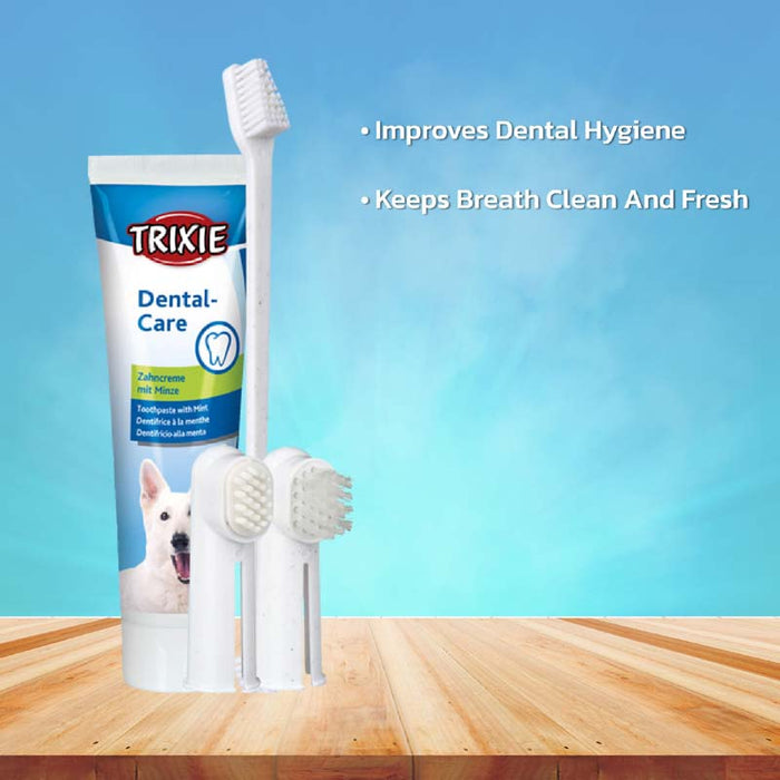 Trixie Dental Hygiene Kit For Dog