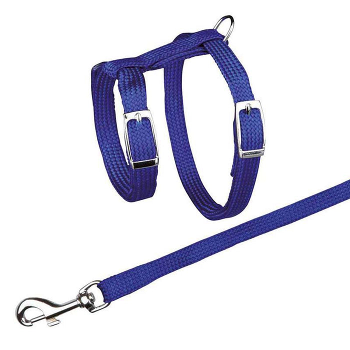 Trixie Cat Harness With Leash Assorted Colours  22-42 cm/10 mm 1.25 m