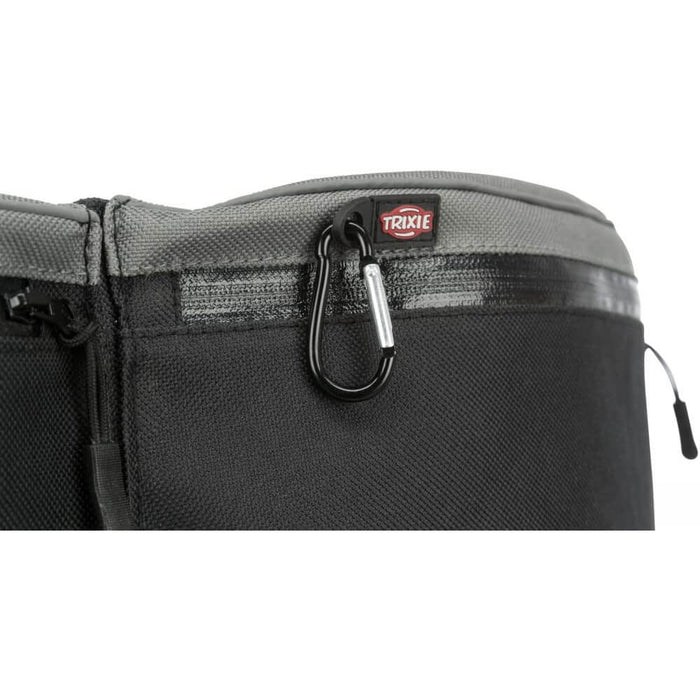 Trixie Baggy 62-125 cm Hip Bag Belt Stomach Circum - Black/Grey