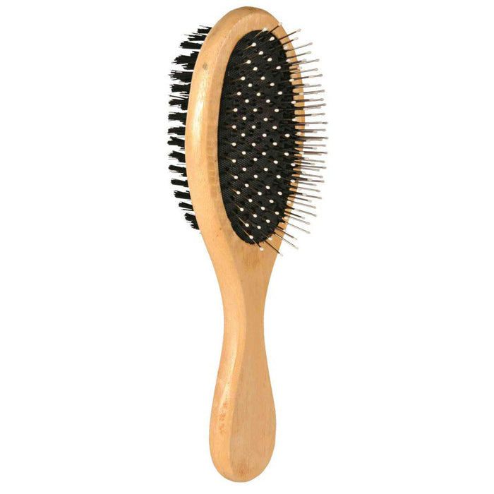 Trixie Pin + Bristles Double Sided Dog Brush - 21 x 6 cm