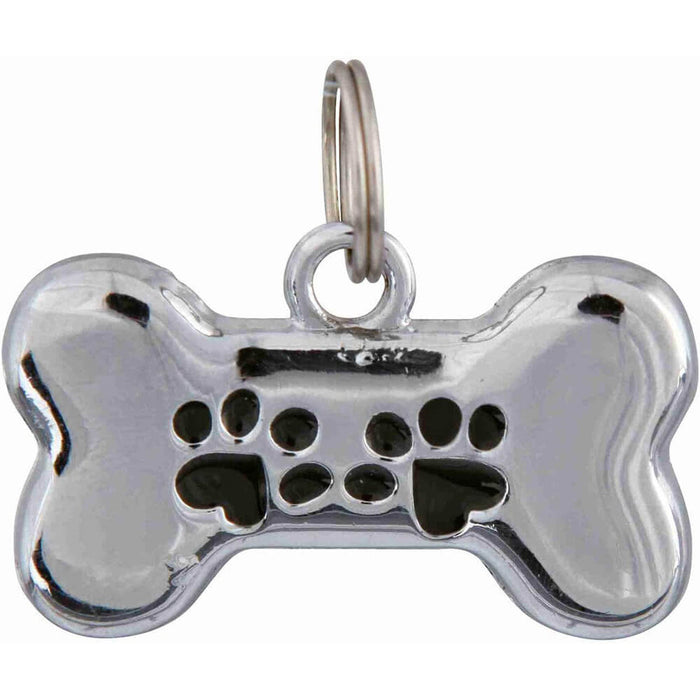 Trixie Fancy I.D. Tag Bone Shaped for Dog - Assorted Color