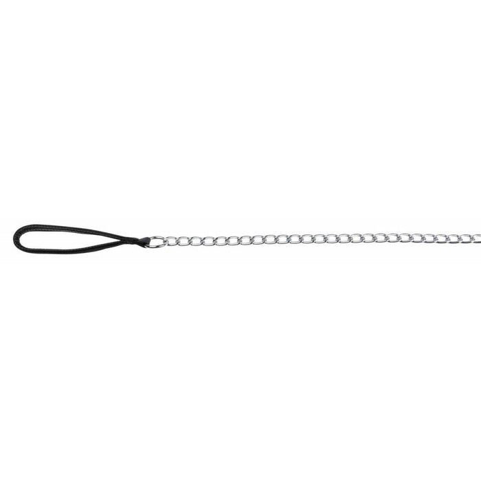 Trixie 3.30 ft./4.0 mm Chain Leash with Nylon Hand Loop
