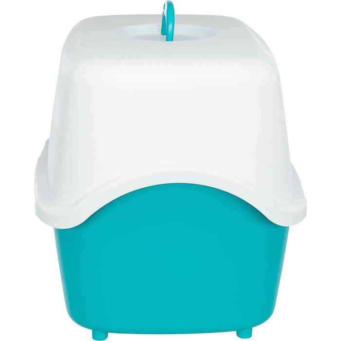 Trixie Vico Cat Litter Tray with Dome Turquoise